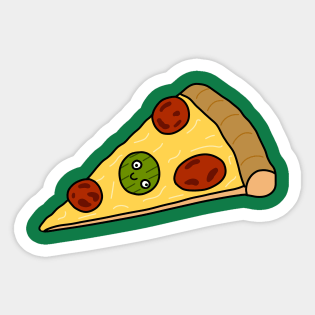 funny piece of pizza Sticker by kexa